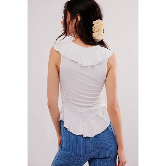 Free People Ruffle Me Away Tank Small NWT - Picture 4 of 16
